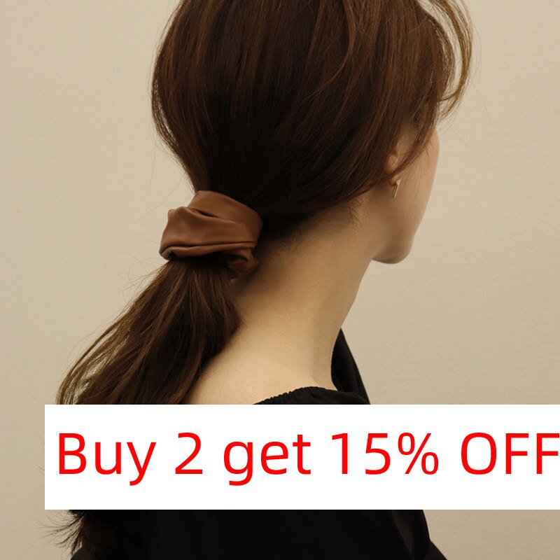 Leather Scrunchie