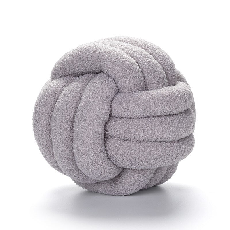 Knotted Plush/Soft Ball Cushions