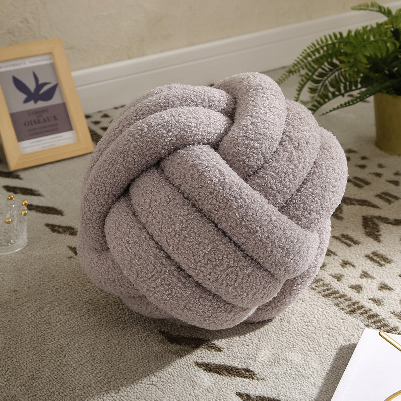 Knotted Plush/Soft Ball Cushions